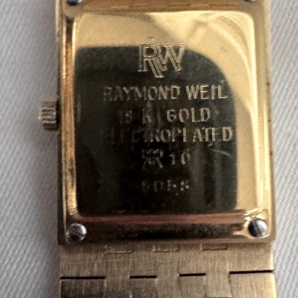 ⌚ Vintage 80's Raymond Weil 18K Gold and Silver Quartz Watch - #9058 - Picture 9 of 16